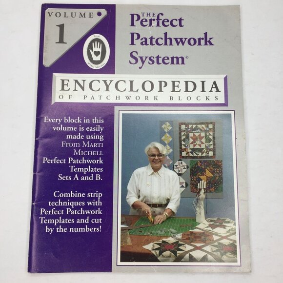 The Perfect Patchwork System Vol 1 Encyclopedia Patchwork Blocks Marti Michell - Picture 1 of 7